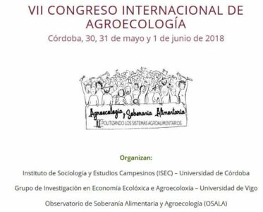A finales de mayo, el VII Congreso Internacional de Agroecología en Córdoba