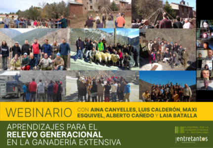 Crónica del webinario “Aprendizajes para el relevo generacional en la ganadería extensiva”